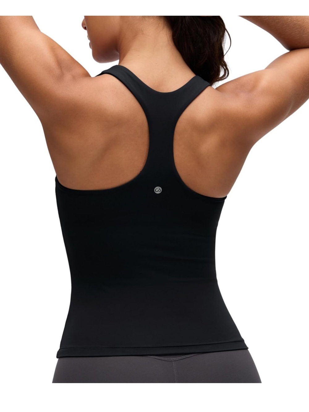 CRZ YOGA Black Racerback Performance Tank